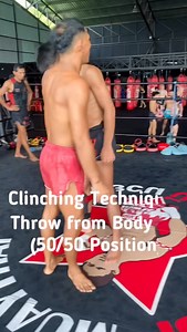sɪɴʙɪ ᴍᴜᴀʏ ᴛʜᴀɪ on Instagram: "Clinching Technique: Throw from Body Lock (50/50 Position) There are many different grips and locks used in the clinch. In this clip, we look at how to off-balance and throw from a 50/50 body lock — where one arm is inside and the other is outside. 🎯 Demonstrated by Kru Soleh @solehsinbi and Kru Fatis @fatis______1 👉 Left-Side Setup Head is on the opponent’s left side Left arm inside, gripping the upper back Right arm outside, gripping the lower back Step your ri