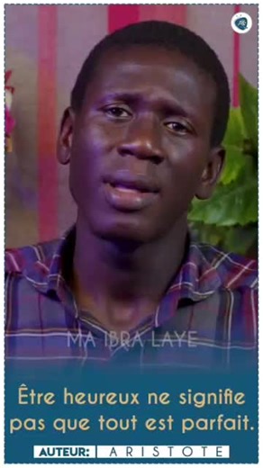 Citation Aristote : « Être heureux ne signifie pas que tout est parfait. Cela signifie que vous avez décidé de regarder au-delà des imperfections. » #citation #pensee #quote