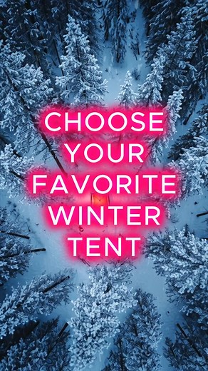 89K views · 2.3K reactions | Choose your favorite winter tent 1, 2 or 3? ❄️⛺ #cozy #fireplace #cozyvibes #camping | The Cozy Nook | Facebook