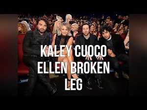 Kaley Cuoco Ellen Broken Leg