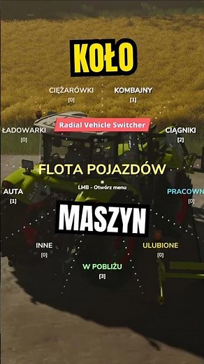 Vehicle Selection Wheel #fs25 #farmingsimulator25 #fs25mods #farmingsimulator #shortsgaming