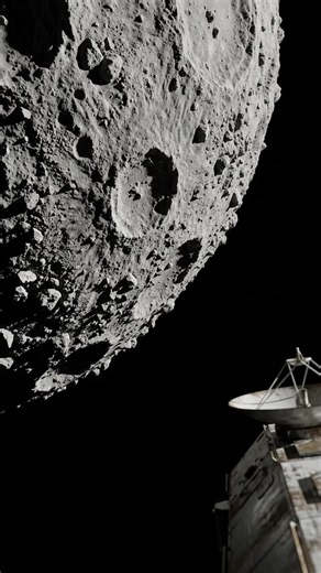 ☄️ Asteroid's Cratered Limb Just Drifted By Did a spacecraft just make a close approach to a small, battered asteroid? Absolutely! A recent mission successfully navigated a single, steady track past a celestial body, providing us with this unique perspective. The spacecraft captured the asteroid's grooved limb as it slowly moved across the view, demonstrating a precise flyby. This rare event allowed for detailed observation of its heavily cratered surface, a testament to countless impacts over v
