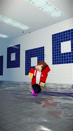 JJ Happy Run VS JJ sis Horror Run in Backroom Water park level V2