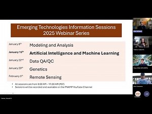 Artificial Intelligence and Machine Learning Session - ETIS 2025 Webinar Series