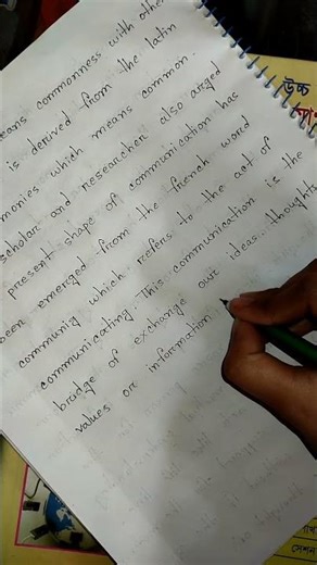 Fast and beautiful English handwriting
