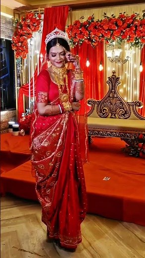 Bengali Bride Look 😍 Wedding photography style 📷 #weddingphotography #BengaliWedding #bridal #bride