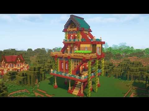 How to build Mangrove House - Minecraft Tutorial