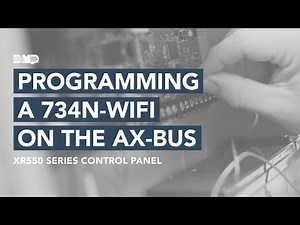 How to Program a 734N-WIFI on the AX-Bus of an XR550