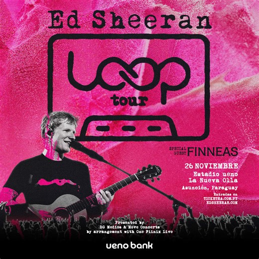 Entradas para ED SHEERAN EN PARAGUAY - Ticketea.com.py