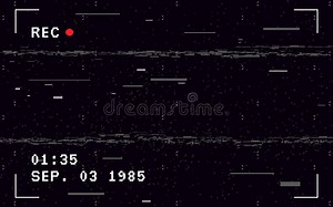 Viewfinder Template. Old VHS Video Camera. White Horizontal Lines on Black Backdrop Stock Vector - Illustration of light, color: 181970443