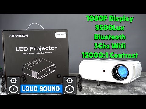 Topvision 1080P Portable Movie Projector - Great Value for 2022