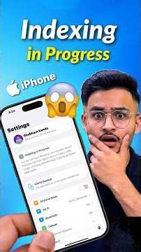 Day 140/365 Indexing in Progress iPhone😱 | indexing in progress ios 27 #ios27 #iphone #shorts