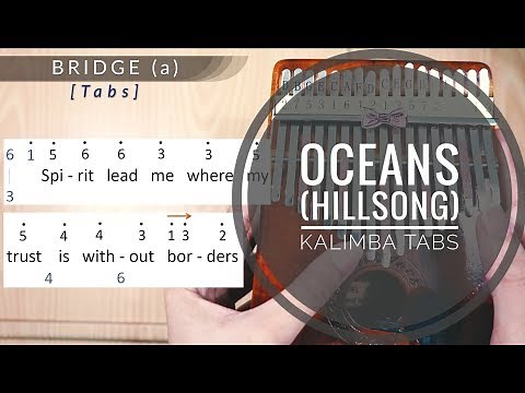 Oceans - Kalimba Tabs and Tutorial
