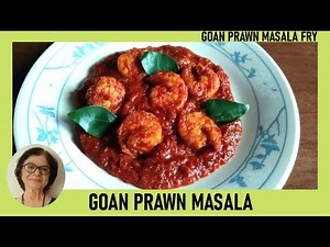 Goan Prawn Masala Recipe / Prawn Masala Fry / Easy Prawn Masala Goan Style