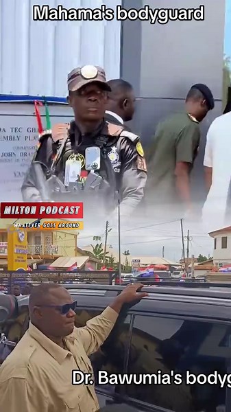 Dr. Bawumia's Bodyguard vs Mahama's Bodyguard: Who Wins?