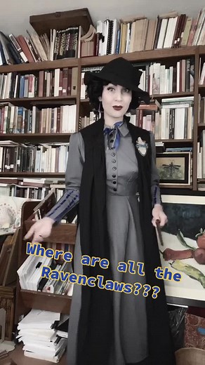 This is the best audio. Come to me, my fellow ‘Claws!!! #harrypotter #ravenclawpride #ravenclaw #vintagehogwarts #jkrowlingisnotarealfeminist