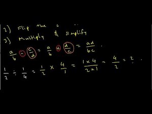 How to Divide Fractions in Three EASY Steps - LearnMathsFree
