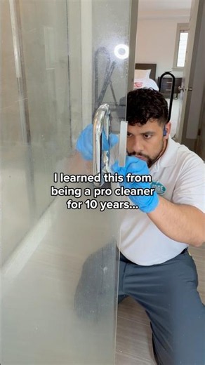 Professional cleaner hack to deep clean shower glass