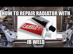How to repair a radiator using JB Weld