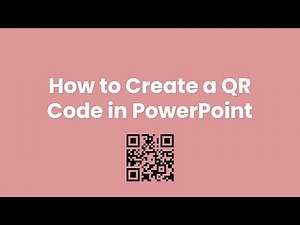 How to Create a QR Code in PowerPoint