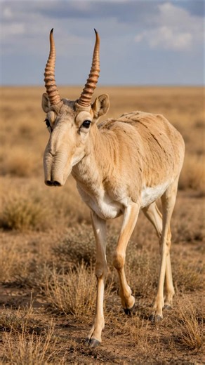 Saiga Antelope Sneezes! 🤧