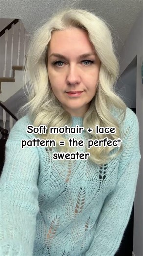Soft Mohair Lace Sweater ✨