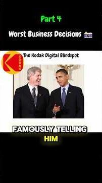 Kodak Built The Future Then Refused To Use It #history #fail