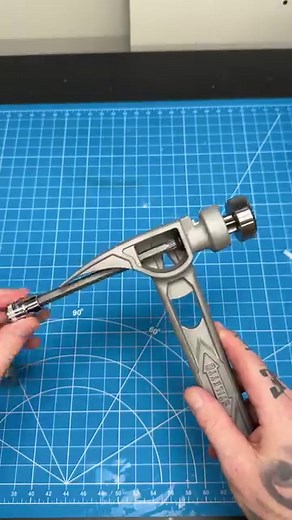 5.1M views · 10K reactions | Do you use a milled or smooth face hammer?Swapping out the milled face to a smooth face on the New Stiletto Tools TiBone 15 hammer•The GEARWRENCH Tools T-45 long torx is the right tool for the job on the 120xp ratchet.•The face and the rubber handle are the only parts that aren’t titanium on this hammer...#tools #construction #gearwrenchpartner #gearwrench #stilettohammer | Kruger Construction | Facebook