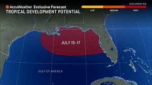 High risk of tropical development in the Gulf