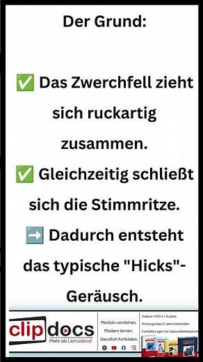Warum bekommen wir Schluckauf?