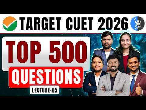 Top 500 Questions | Target CUET PG Mathematics 2026 | Lecture-5 | IFAS