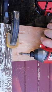 How to drive a screw on an angle. Fix an old barn door. | Jon Peters Art & Home