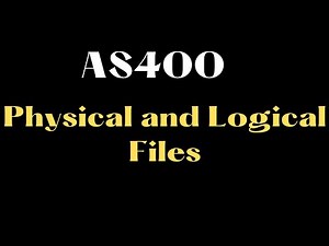 Physical Files and Logical Files concept in AS400