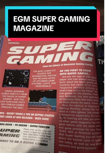 EGM Super Gaming Magazine: Retrogaming Insights