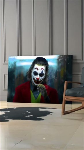 Joker-Inspired Glass Wall Art Collection | Insigne Art