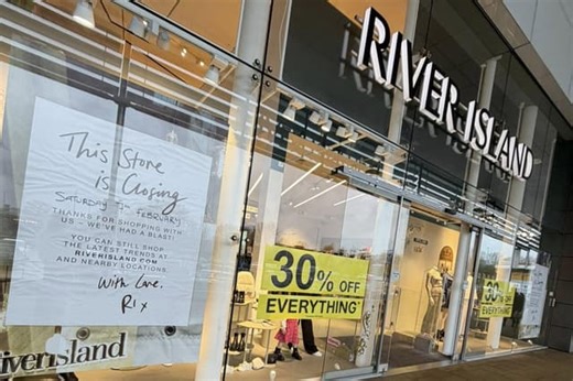 Another blow for Rugby shoppers as River Island announces closure