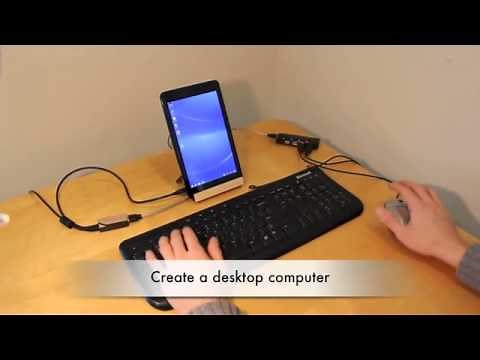 Using the +port with the Dell Venue 8 Pro for USB and Charging at the same time