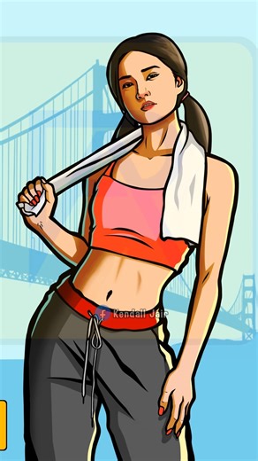 Así era Katie en la Beta de GTA San Andreas👫 | Kendall Jair