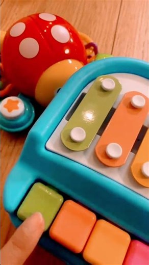 Keyboards Instrument Game with Colourful Ladybug #satisfyingvideo #viral #ytshorts #funny #youtube