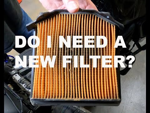 Changing a Tiger 900 Air Filter