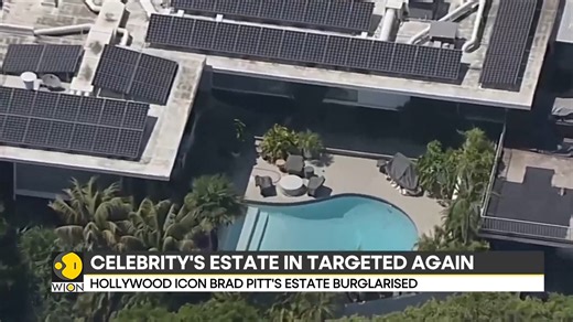 Brad Pitt’s LA mansion ransacked, investigation underway Shivan Chanana brings you this report | WION