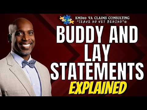 VA Disability Claim Buddy and Lay Statement Explained