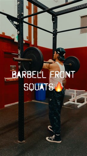 Front squats for LEG GROWTH & POWER 🔥💥 (Do these properly!)