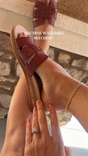 #skechers #machinewashable #sandals #tiktokshopcreatorpicks #qvc | skechers