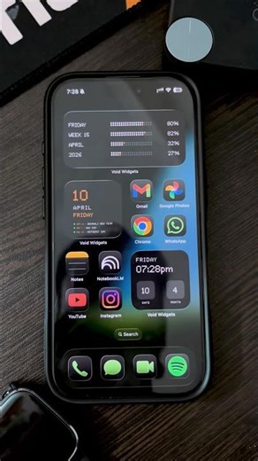 The setup that broke the internet 😎🔥#tutorial #iphone #apple #homescreen #ios