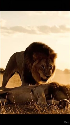 2lions fight to death