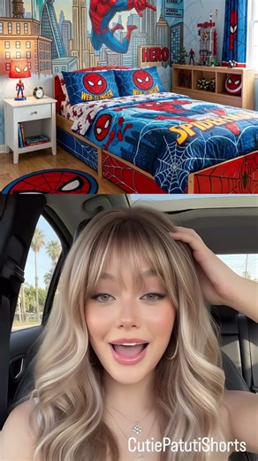 Alexa Show Us Spiderman Room #shorts