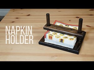 DIY Wooden Napkin Holder