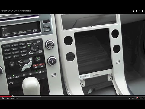 Volvo XC70 V70 S80 Center Console Update