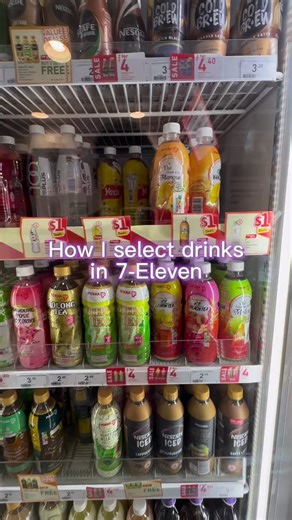 How I select drinks from 7-Eleven | Singapore Atrium Sale